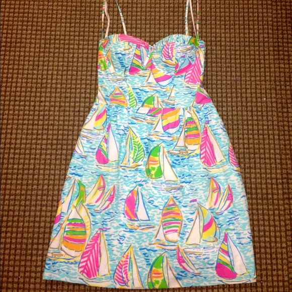 Lilly Pulitzer You Gotta Regatta Print Dress