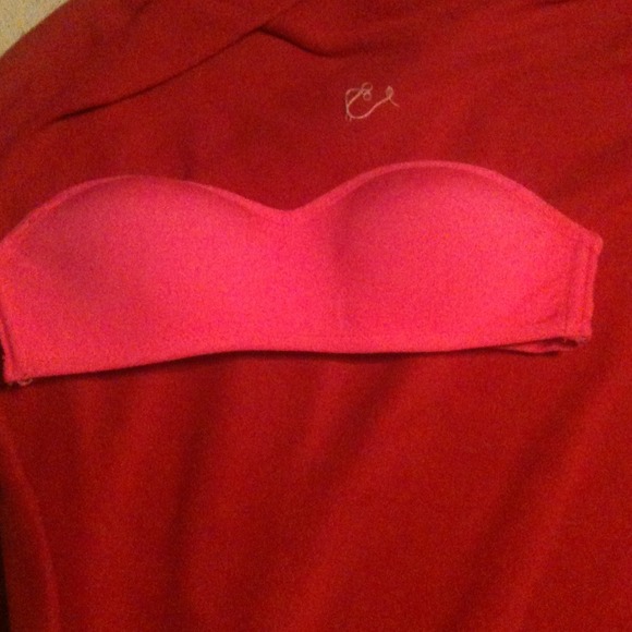 Strapless pink bra :)