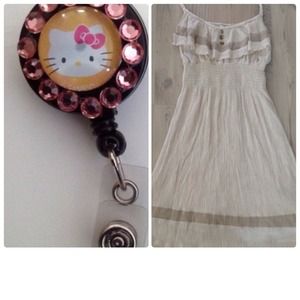 Bundle @todalay Papaya dress & Hello Kitty Lanyard