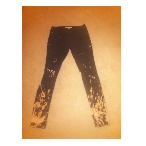 Customized black Jeans.