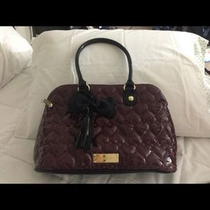 -betsey johnson- be mine dome satchel