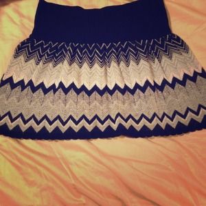 Black mini skirt