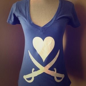 🚫SOLDWildfox Couture "Cross My Heart" Tee