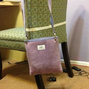 Lavender lilac UGG Australia cross body (real)