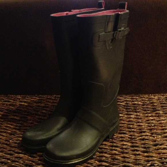 Rain boots.