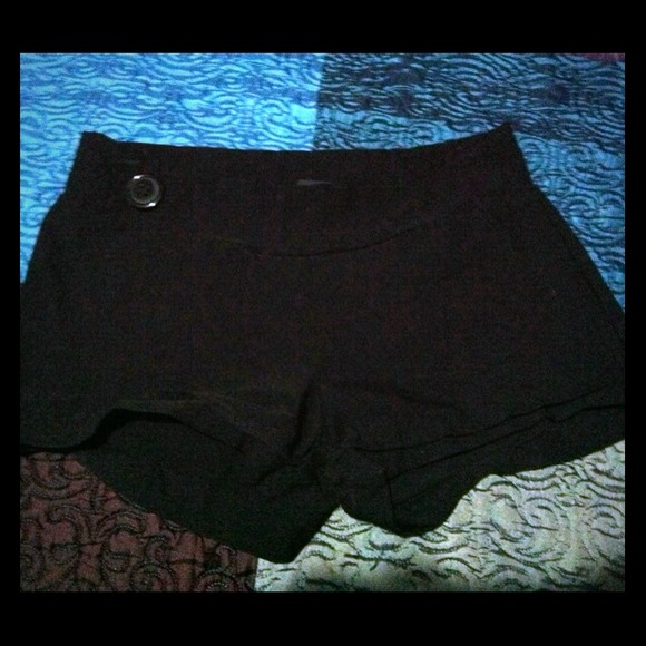 Black dressy shorts