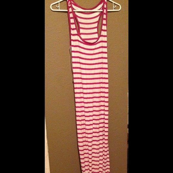 Striped maxi dress