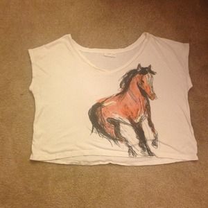 Wild horse crop top