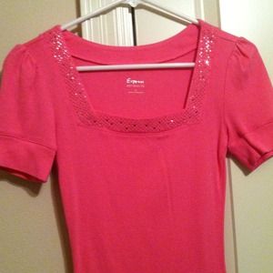 ⬇REDUCED!! Express "Sexy Basic Tee"!