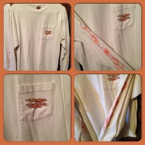 **gifted**Harley Davidson flame shirt