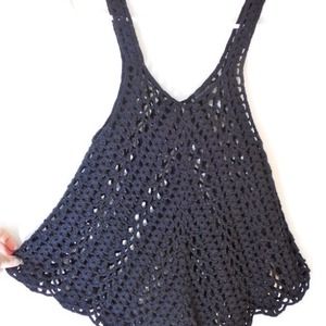 Topshop Crochet Tank Top