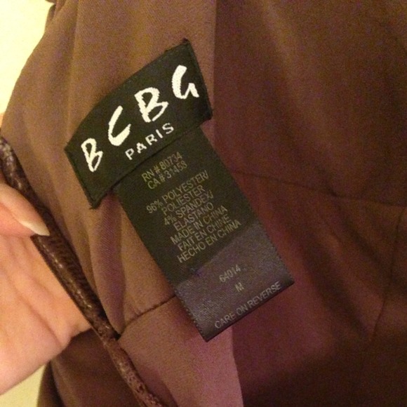 ⚡️REDUCED⚡️BCBG Paris Brown maxi gown size Medium - Picture 2 of 4