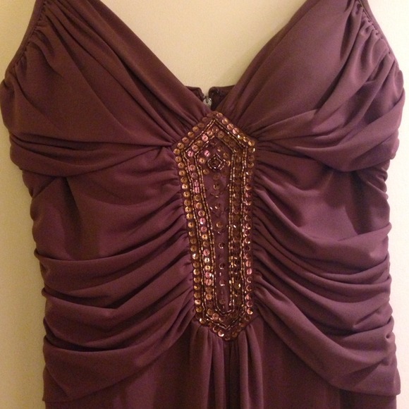 ⚡️REDUCED⚡️BCBG Paris Brown maxi gown size Medium - Picture 3 of 4