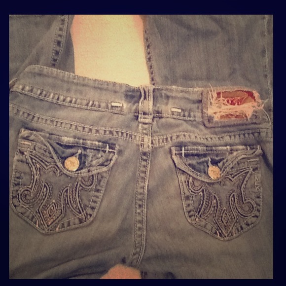 👑EUC MEK denim Nassau Capri, size 27👑