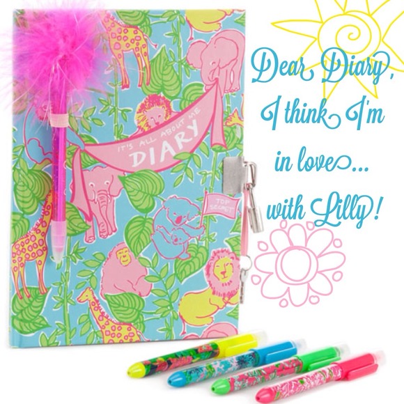 🎀SOLD🎀 Lilly Pulitzer Diary & Highlighters