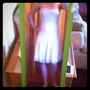 White sparkling dress