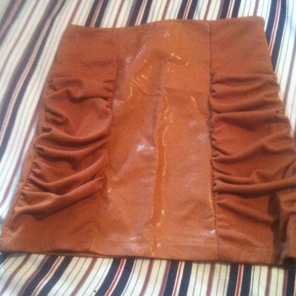 Leather skirt