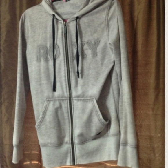 roxy, zip up light weight hoodie
