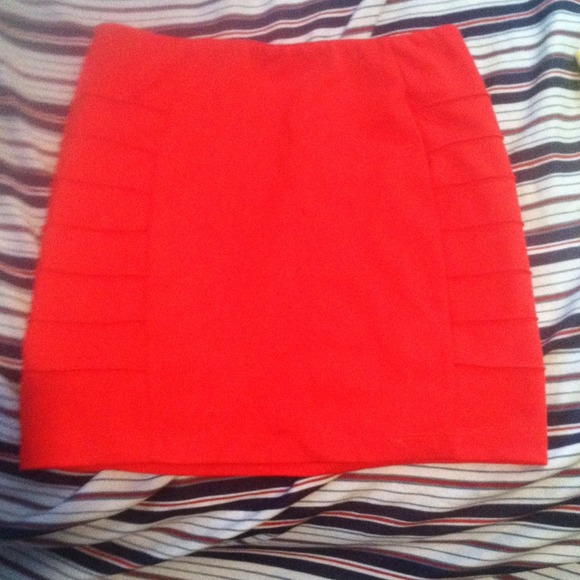 Red forever 21 skirt