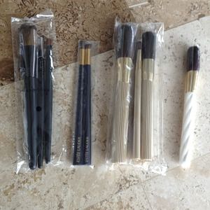 Makeup brushes from Estée Lauder and Lancôme