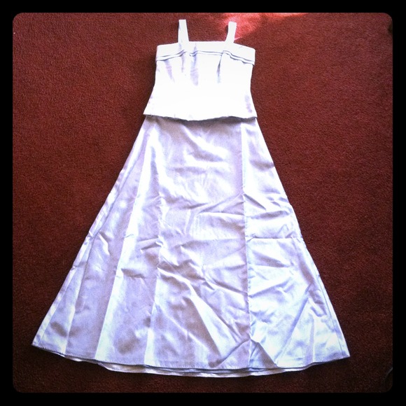 Junior bridesmaid 2 piece dress