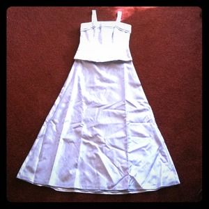 Junior bridesmaid 2 piece dress