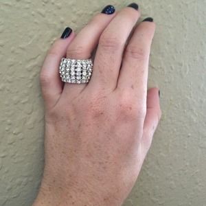 Rhinestone ring