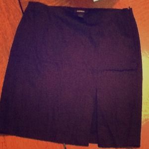 Express black business skirt