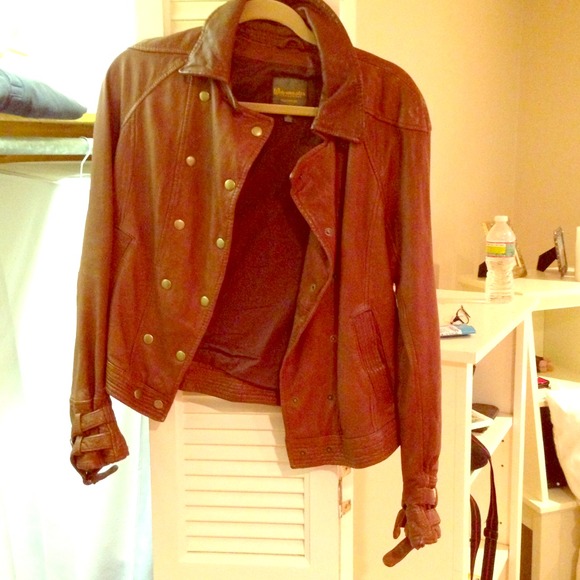 NEVER WORN Madewell Wearmaster leather jacket