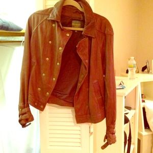 NEVER WORN Madewell Wearmaster leather jacket