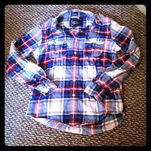 Men's patriotic flannel