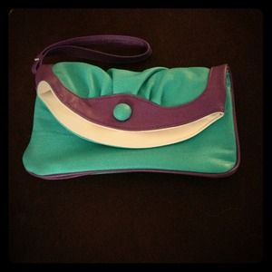Little turquoise boutique clutch