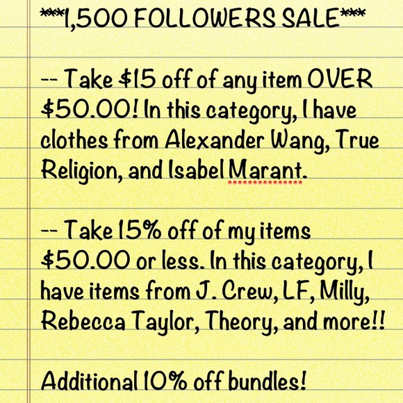 1,500 Followers Sale! Ends Sunday 07/28-SHARE THIS