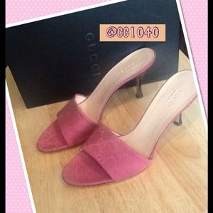 Authentic Gucci  Pink Heels