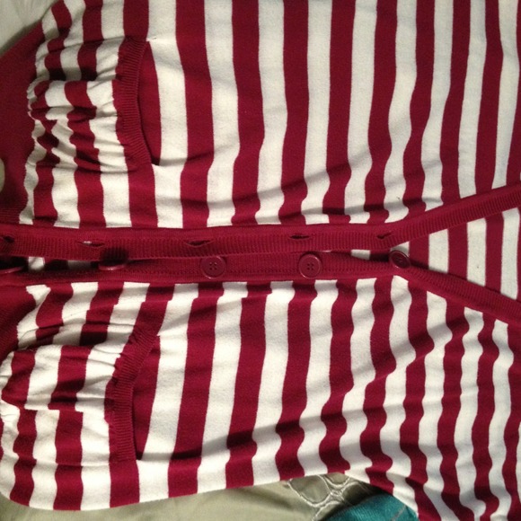 Striped button down tunic - Picture 2 of 2