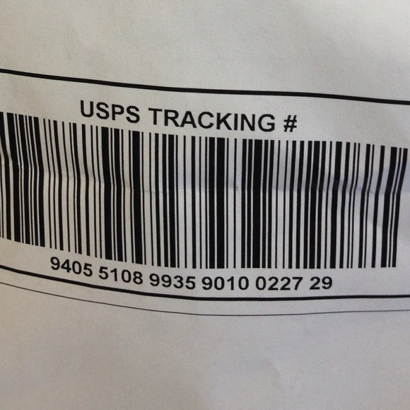 Tracking number - Picture 1 of 1