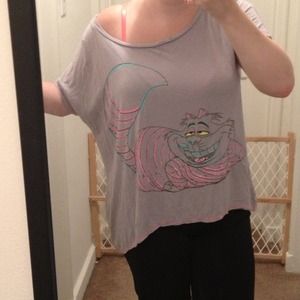 Disney Cheshire Cat Oversized Tee
