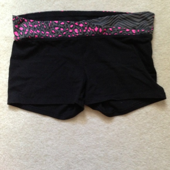 Victoria's Secret pink yoga shorts
