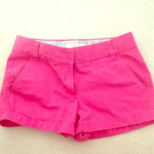 J. CREW size 0 pink shorts