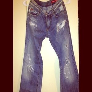 Distressed Jeans