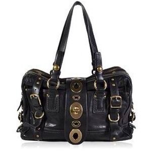 Coach Lily Leather Satchel Purse