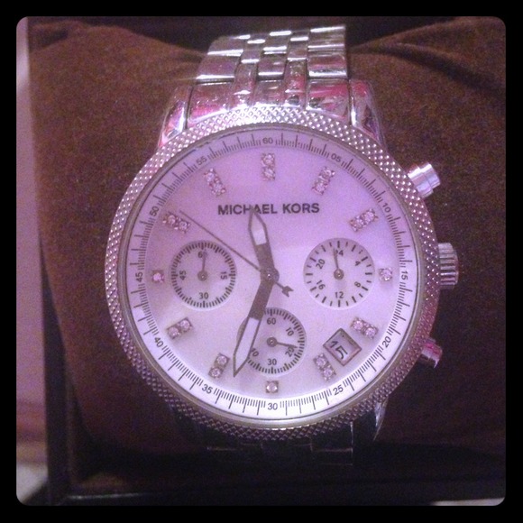 Silver Michael Kors watch