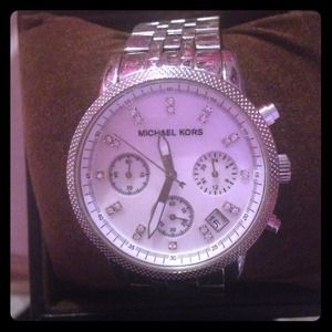 Silver Michael Kors watch