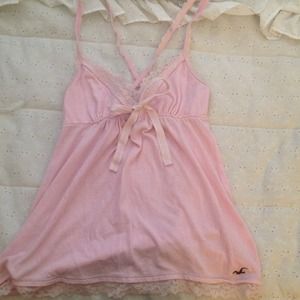 Hollister razor back tank top