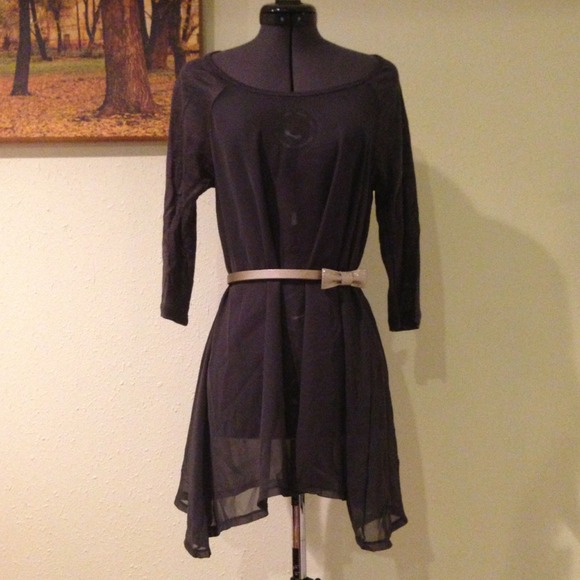 Super cute sheer dress/tunic marseille small NWOT