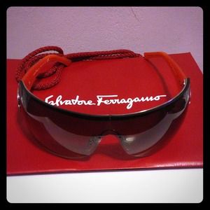 Authentic Salvatore Ferragamo Aviator Sunglasses