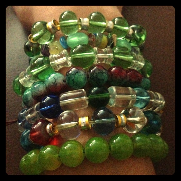 🚫🚫SOLD🚫🚫Stunning handmade beaded bracelets