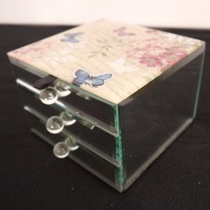 Little bird jewelry box velvet box printing