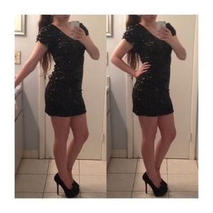 Black Sequin Dress ✨♣