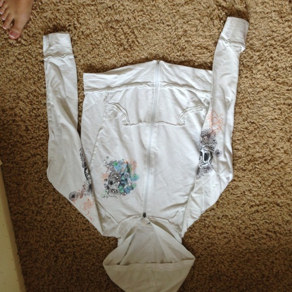 👍Reduced👍Abstract skull hoodie - Picture 3 of 4